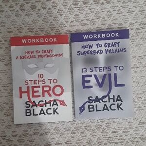 Sacha Black Writing/Writer's Workbooks Set, 2 books